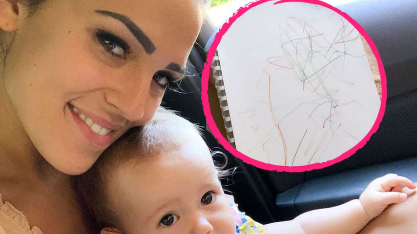 Stolze Mama Elena Miras: Aylen hat ihr erstes Bild gemalt!