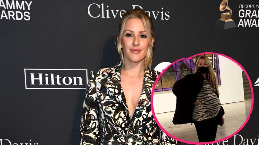 Hochschwanger: Ellie Goulding hüllt Babybauch in Zebra-Top