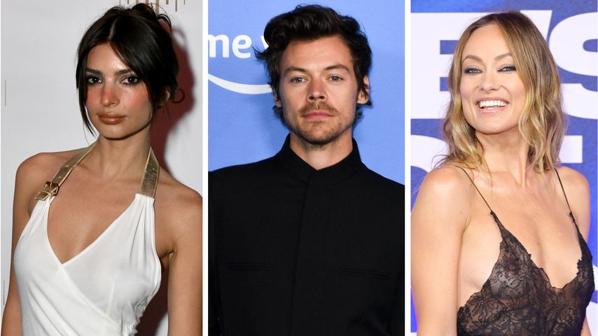 Vor Kuss: Emily Ratajkowski mit Harrys Ex Olivia bei Konzert