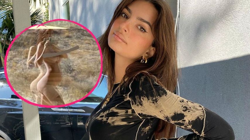 Sexy mit Babybauch: Emily Ratajkowski zeigt sich ganz nackt