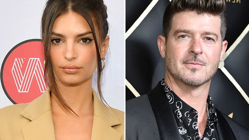 Begrapscht: Emily Ratajkowski macht Robin Thicke Vorwürfe!