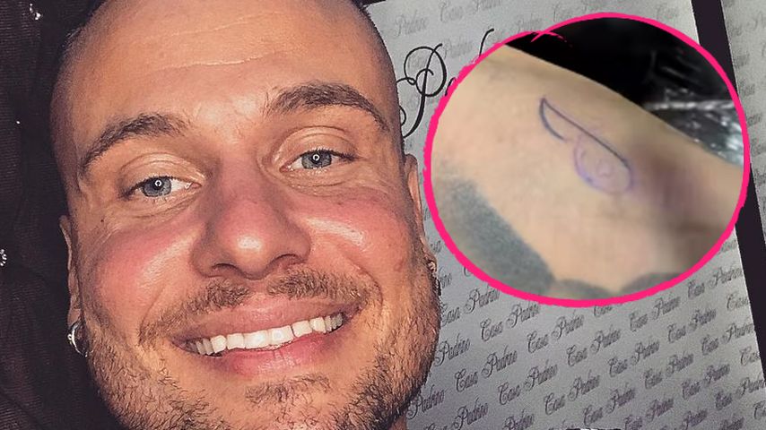Zu früh? Eric Sindermann widmet seiner Freundin ein Tattoo