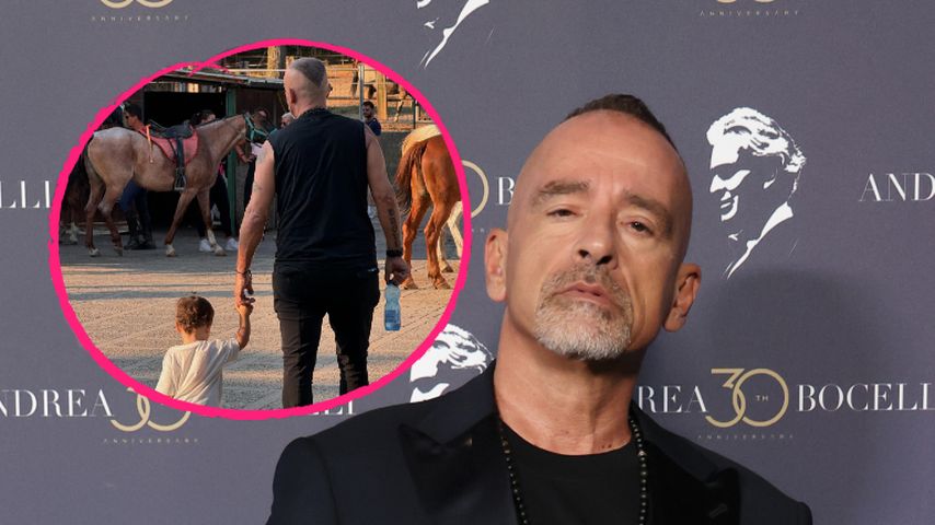So süß ist Eros Ramazzotti mit seinem Enkel Cesare unterwegs