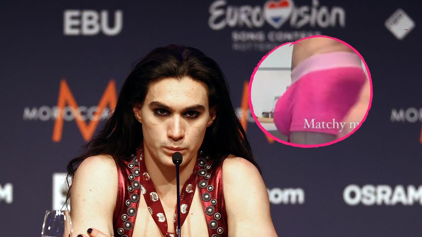 XXL-Beule: Måneskin-Schlagzeuger Ethan posiert in Unterhose