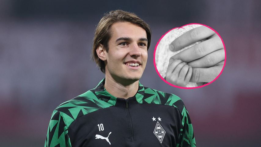 Fußballstar Florian Neuhaus' Tochter Luna ist auf der Welt