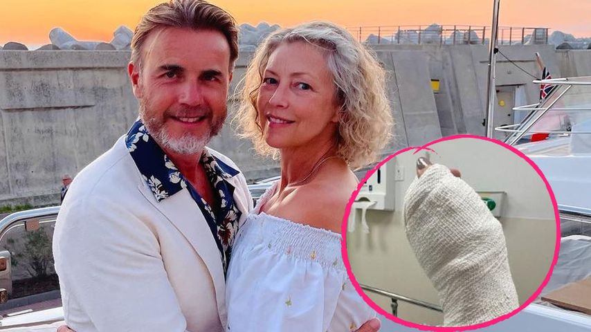 Gary Barlows Frau Dawn wegen Armverletzung im Krankenhaus