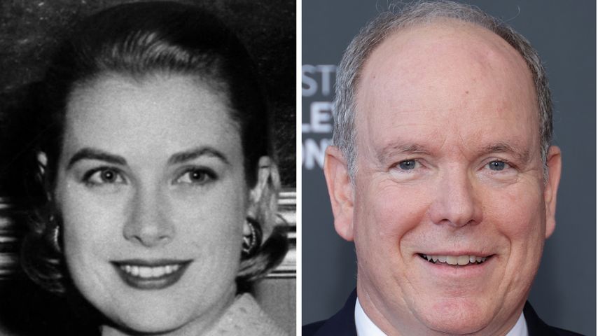 Collage: Grace Kelly und Fürst Albert II. von Monaco