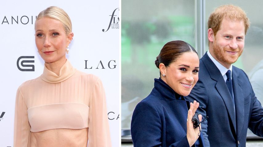 Gwyneth Paltrow genoss Dinner mit Prinz Harry und Meghan!