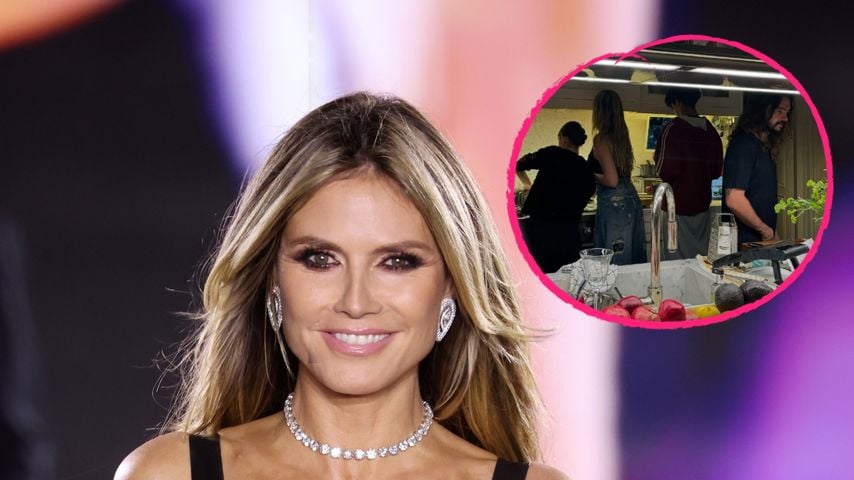 Collage: Heidi Klum und ihre Familie