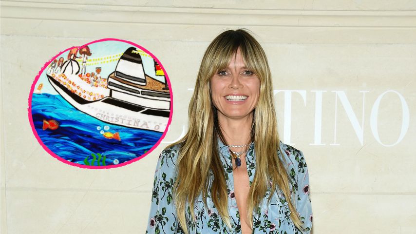 Wie süß: Heidi Klums vier Kinder malten ihr Hochzeits-Bild!