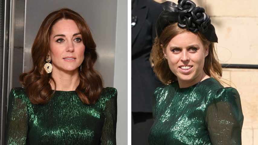 Glitzerkleid: Holte sich Kate hier Inspiration bei Beatrice?
