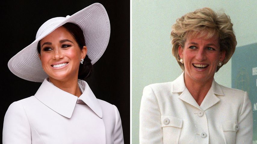 Collage: Herzogin Meghan und Prinzessin Diana