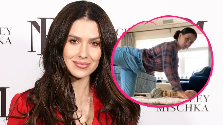 Sechs Wochen nach Geburt: Hilaria Baldwin macht Work-out