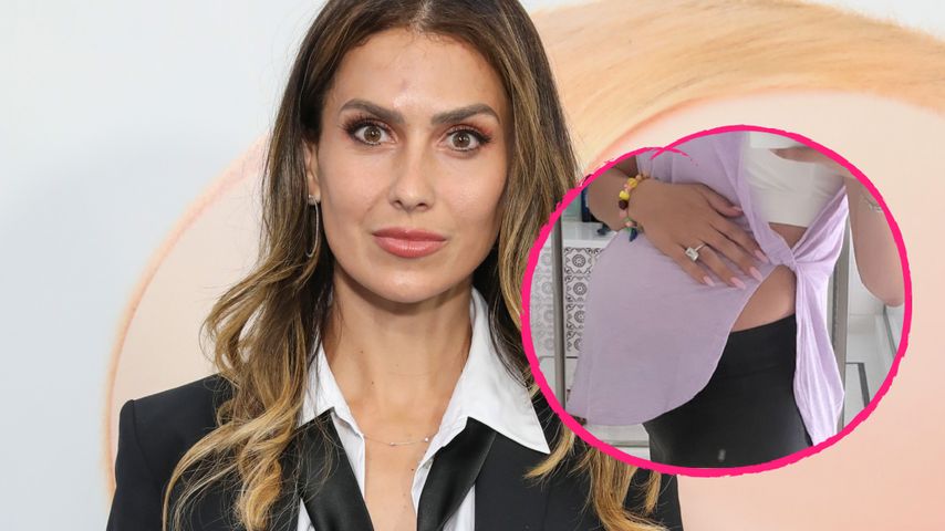Endlich! Hilaria Baldwin präsentiert stolz ihren Babybauch