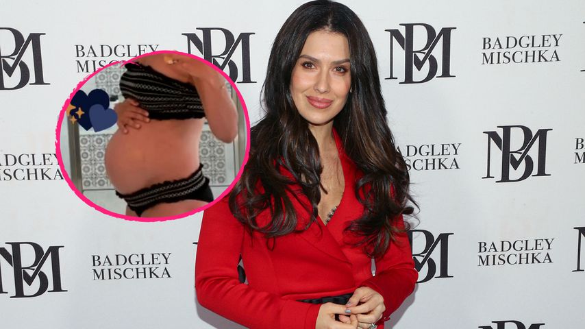 Im Bikini: Hilaria Baldwin postet neues Babybauch-Update!