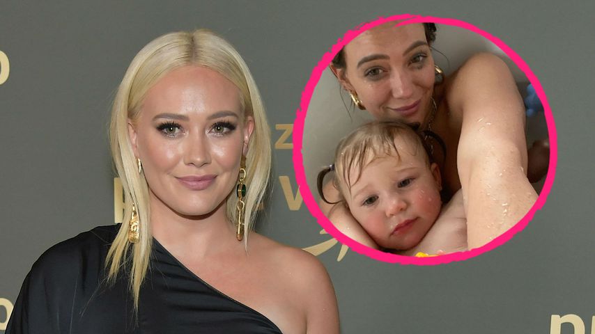 Süßer Badespaß: Hilary Duff planscht mit ihrer Tochter Banks