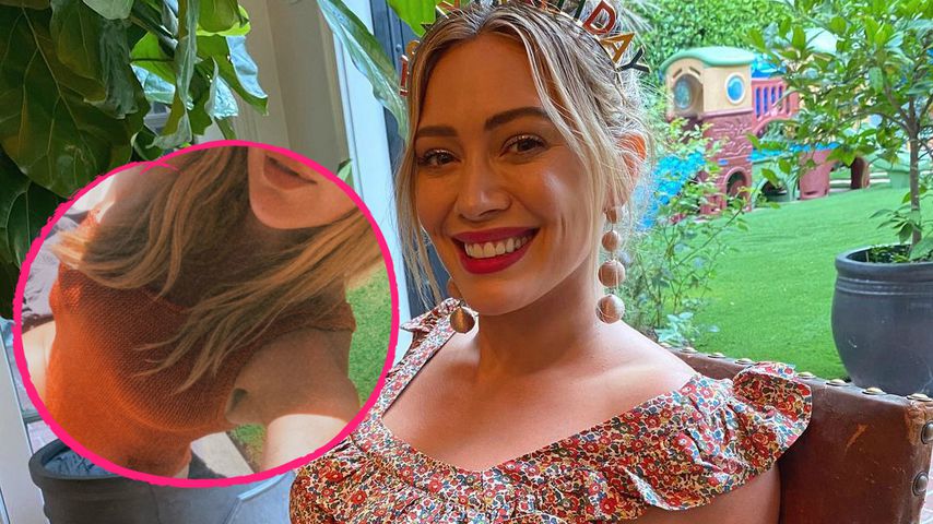 Schwangere Hilary Duff vermisst ihren schlanken Bikini-Body