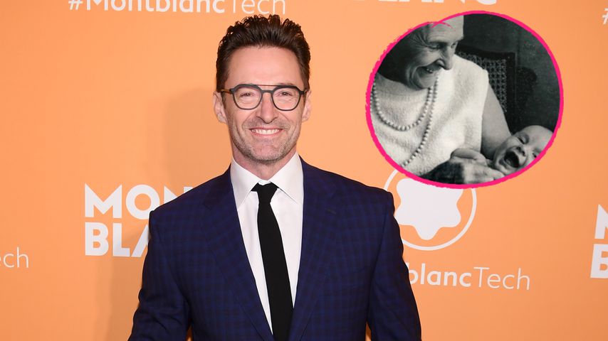Knuffig: Hugh Jackman teilt Babyfoto von sich und seiner Oma
