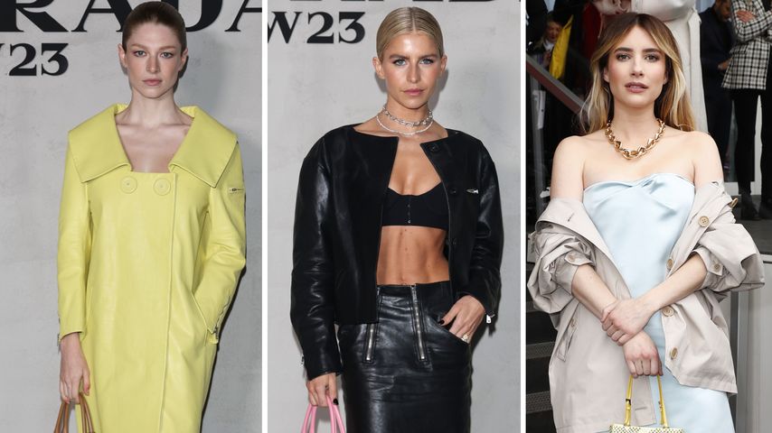 Biker-Girls vs. Omi-Look: Diese Stars kamen zur Prada-Show