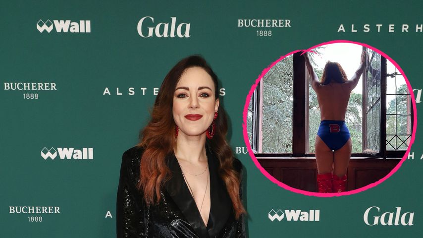 Sexy Rücken: Neu-Mama Jasmin Wagner posiert oben ohne!