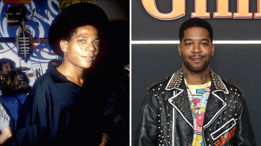 Collage: Jean-Michel Basquiat und Kid Cudi
