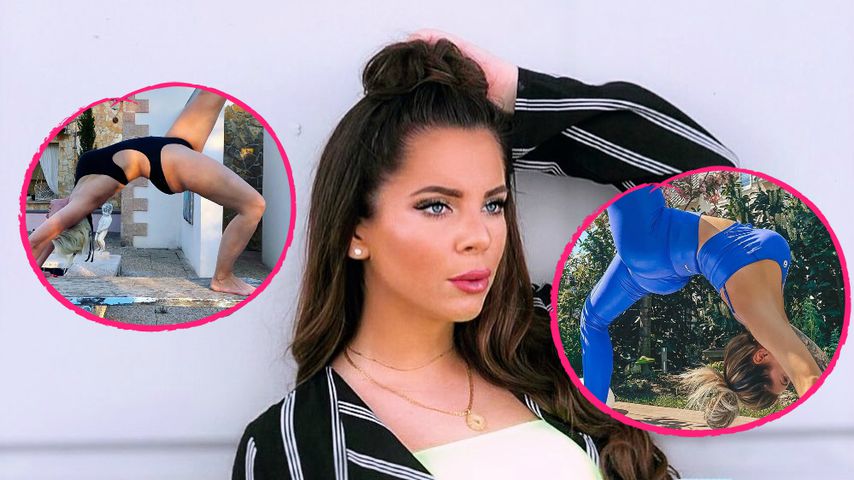 Wie Halbschwester Dani: Jenny Frankhauser ist mega-gelenkig