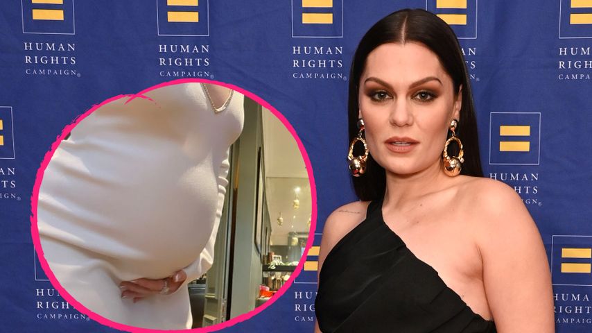 Jessie J kann nicht fassen, wie groß ihr Babybäuchlein ist