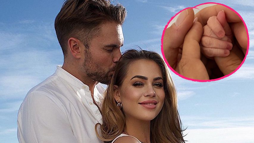 "Willkommen zuhause": Jessi Paszka und Johannes' Baby ist da