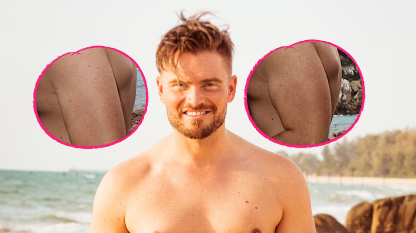 Bizeps-Schummelei: Photoshop bei Johannes Hallers Paar-Pic?