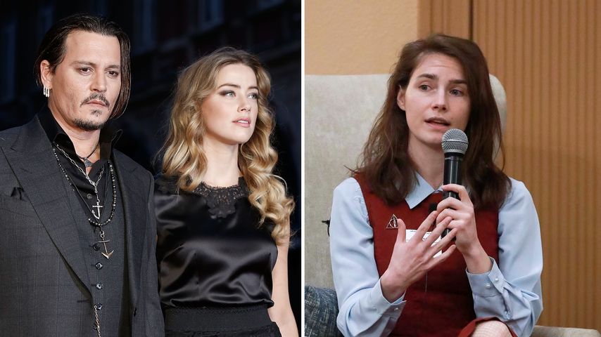 Wegen Prozess: Johnny Depp und Amber tun Amanda Knox leid!