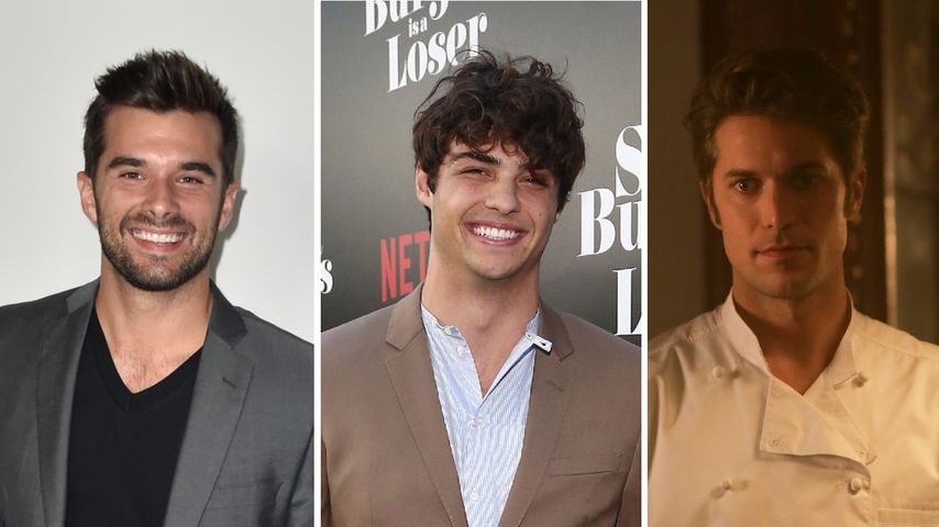 Collage: Josh Swickard, Noah Centineo und Lucas Bravo