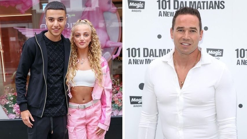 Katie Price' Kinder Princess und Junior feiern mit Ex Kieran