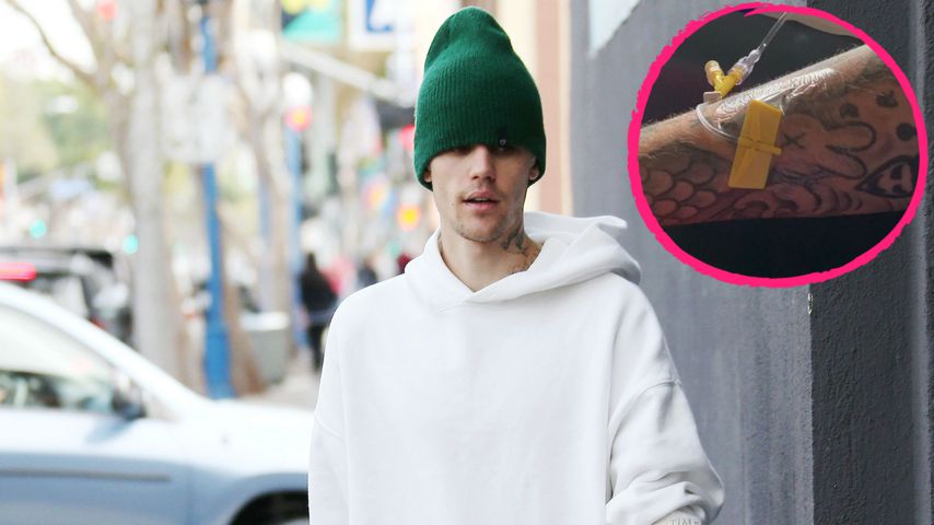 Am Tropf: Justin Bieber geht offen mit seiner Krankheit um!