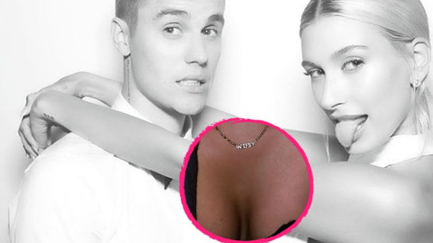 Stolzer Justin zeigt Frau Haileys "Wifey"-Kette – und Brüste