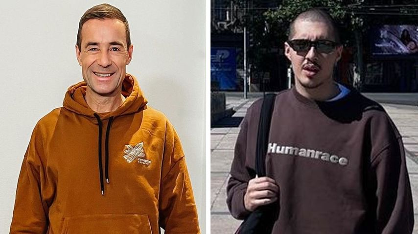 Total hip? Kai Pflaume modelt für Modemarke des Rappers RIN
