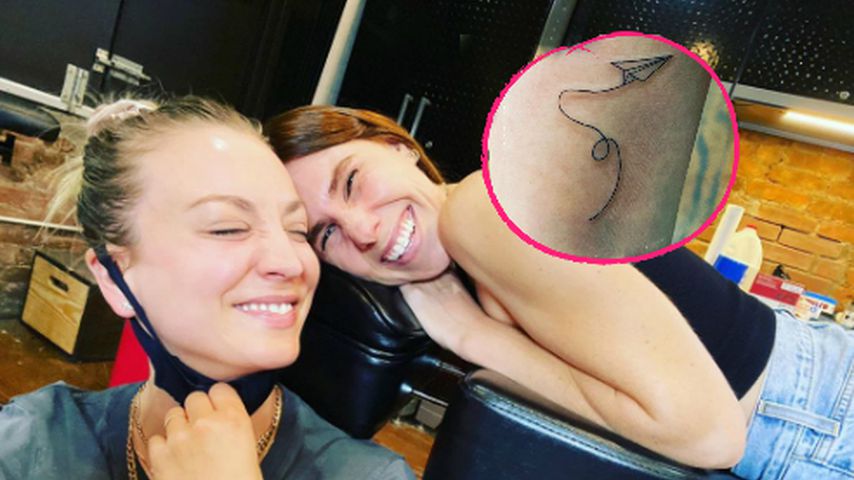 Kaley Cuoco zeigt gemeinsames Tattoo mit Serien-Co-Stars
