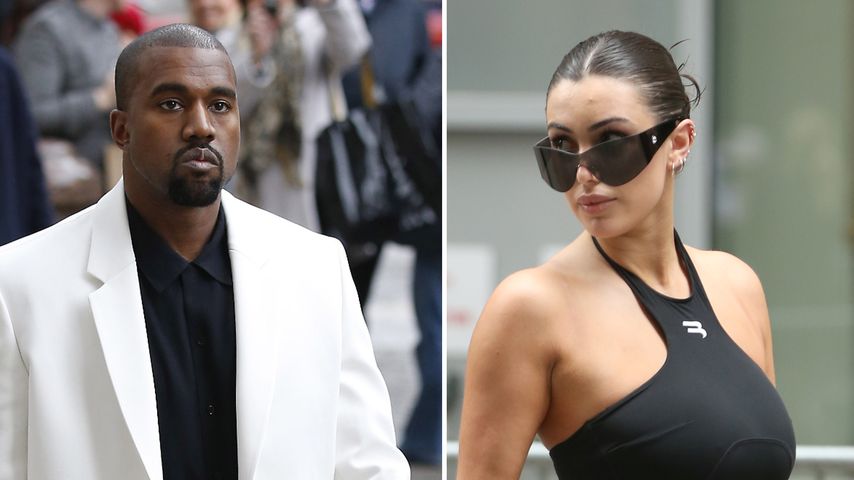 Collage: Kanye West und Bianca Censori