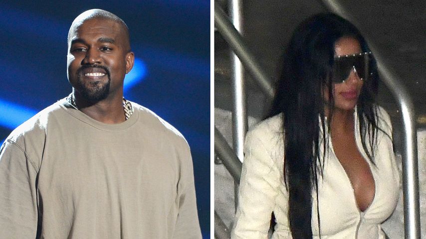 Kanye West erneut mit Kim-Doppelgängerin in Miami unterwegs