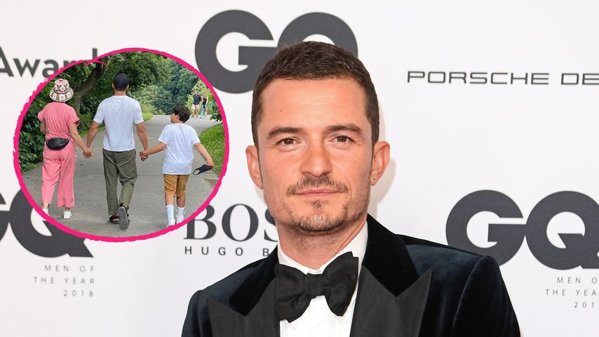 Superselten: Orlando Bloom teilt Familienbild mit Sohn Flynn