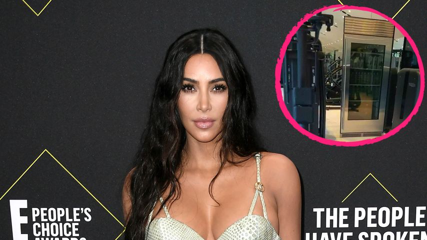 Im Fitnessraum: Kim K. enthüllt weiteren Mega-Kühlschrank