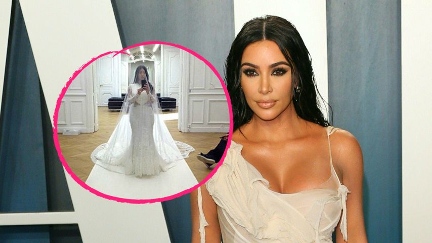 Nostalgie trotz Ehekrise: Kim Kardashian teilt Hochzeitsfoto
