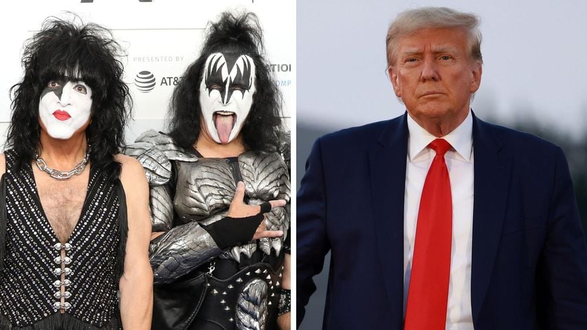 Trotz Kritik: US-Präsident Donald Trump ehrt Rockband KISS
