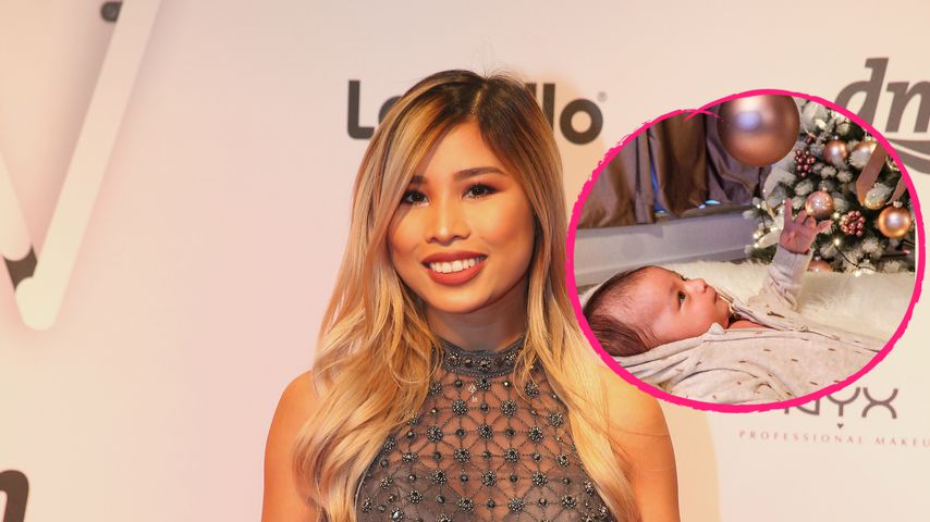 Neu-Mama Kisu verzaubert mit Weihnachtsbotschaft an ihr Baby