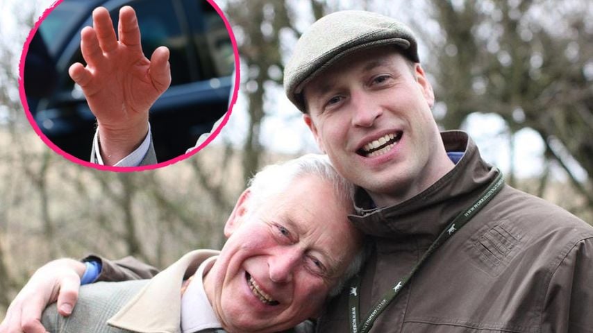 König Charles scherzte mit William über seine "Wurstfinger"