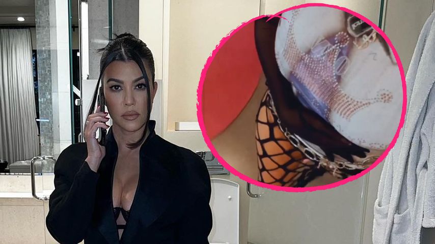 Hand auf dem Bauch: Was will Kourtney Kardashian andeuten?