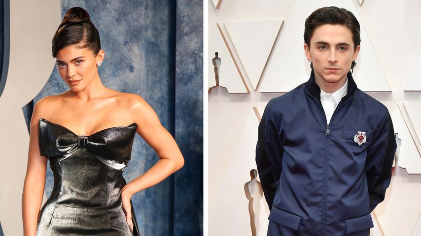 Kylie Jenner und Timothée Chalamet kuscheln beim Tennisspiel