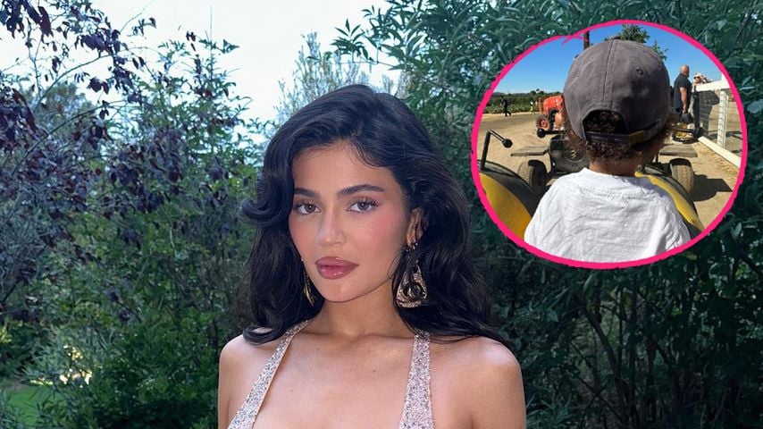 Kylie Jenners Kids stylish unterwegs auf einer Kürbisfarm