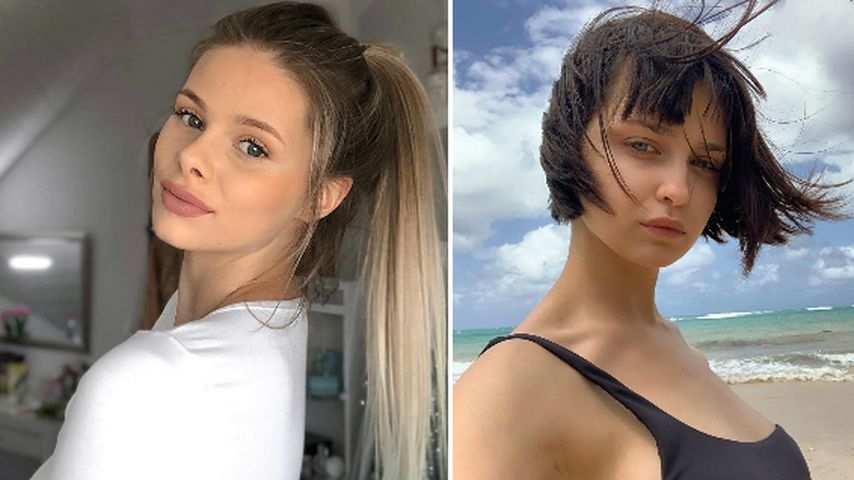 Besuch bei GNTM: Larissa & Nastya von Partnern überrascht