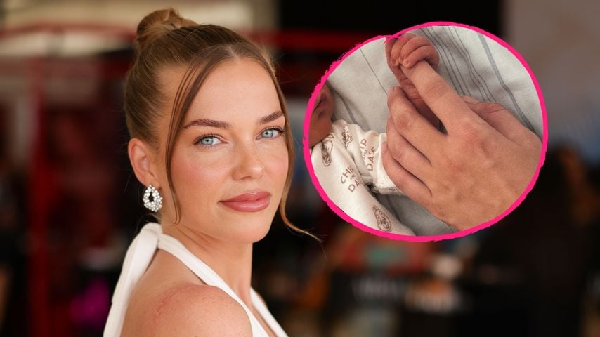 Laura Maria Rypa macht Baby Amelio eine süße Liebeserklärung