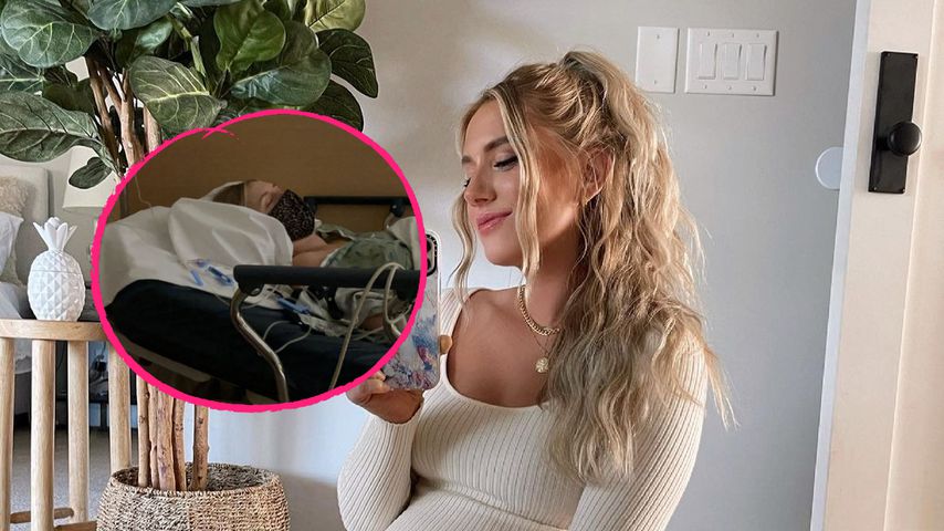 Komplikationen nach Geburt: Lauren Burnham im Krankenhaus
